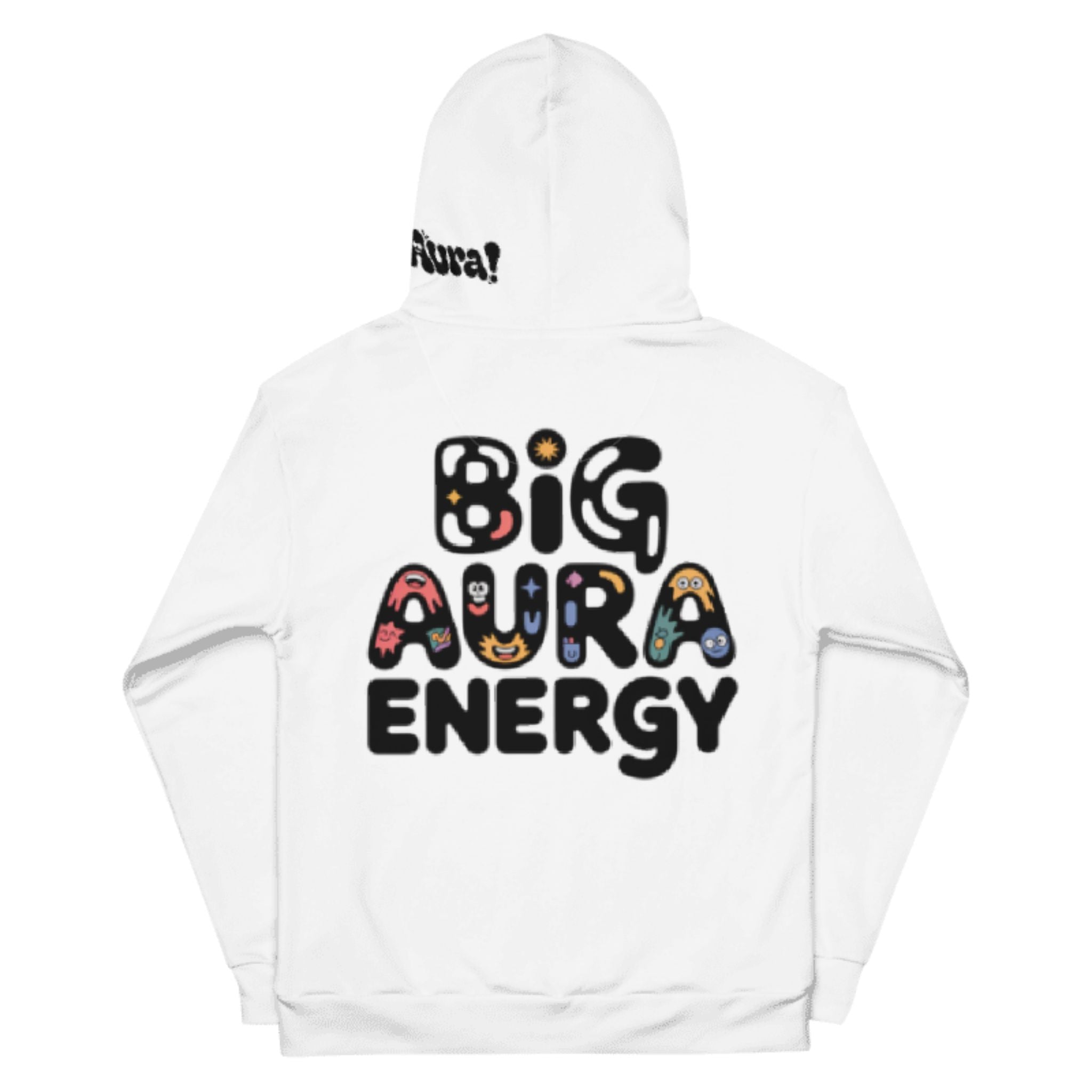 Sudadera con capucha Aura All-Over | Sudadera con capucha Gen Alpha Statement | NakedSlang Bold Dro