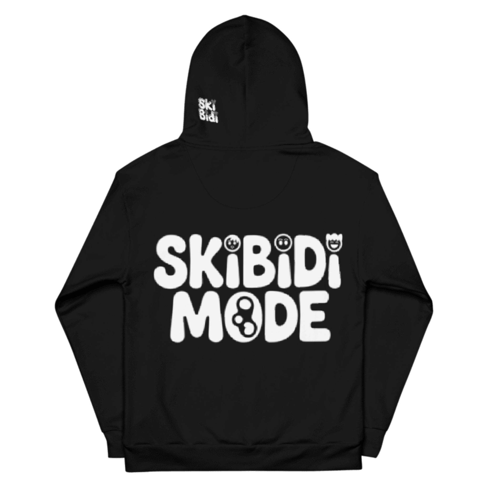 Sudadera con capucha Skibidi All-Over | Sudadera con capucha con jerga atrevida de Gen Alpha | Lanzamiento NakedSlang WOW