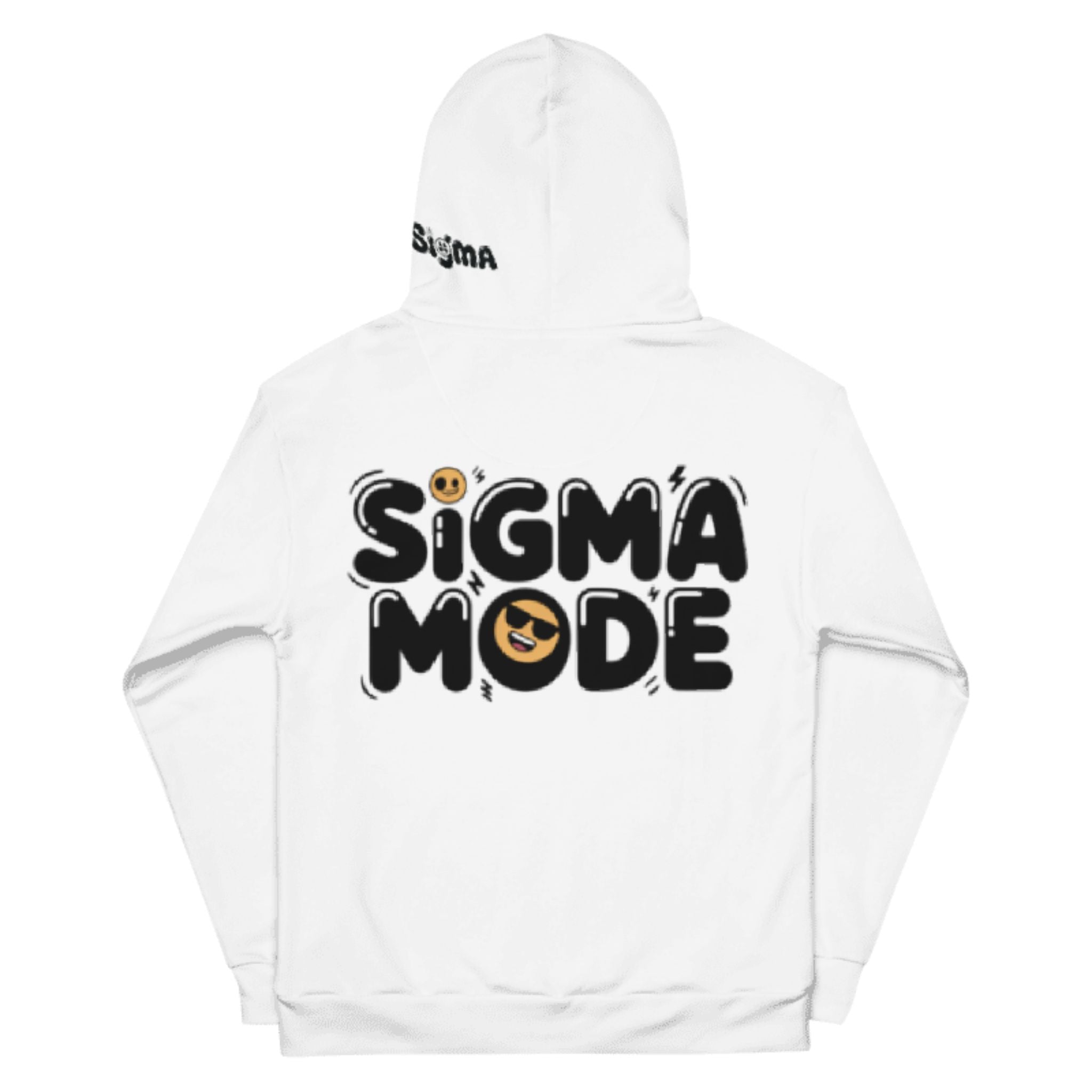 Sigma All-Over Hoodie | Gen Alpha Bold Slang Hoodie | Lone Wolf Streetwear Hoodie